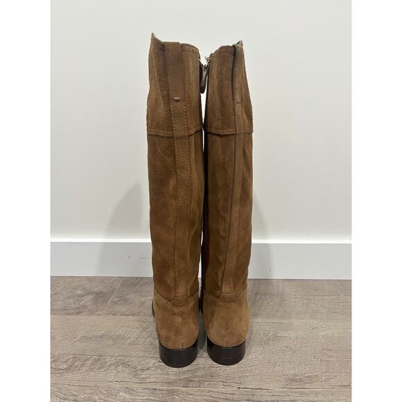 Tory Burch Tan Suede Wembley Riding Knee Length Boots - Picture 5 of 10